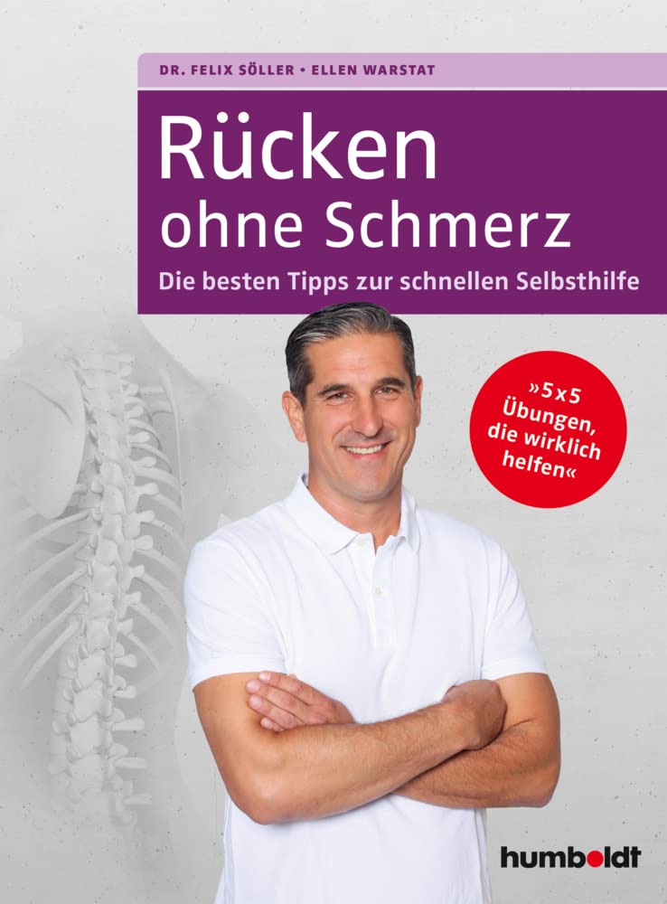 Rücken ohne Schmerz: Die besten Tipps zur schnellen Selbsthilfe, 5x5 Übungen, die wirklich helfen cover image
