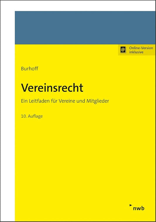 Vereinsrecht: Ein Leitfaden für Vereine und Mitglieder. cover image