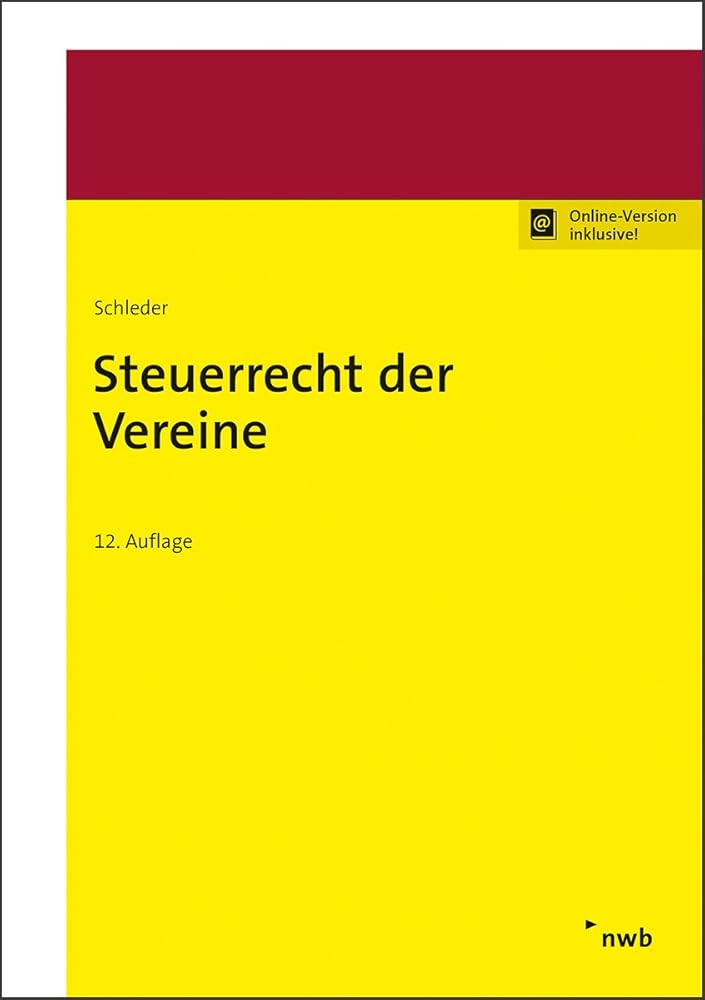 Steuerrecht der Vereine: Mit Online-Zugang cover image