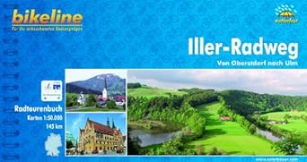 Iller-Radweg: Von Oberstdorf nach Ulm. Ein original bikeline-Radtourenbuch. wetterfest und reißfest cover image