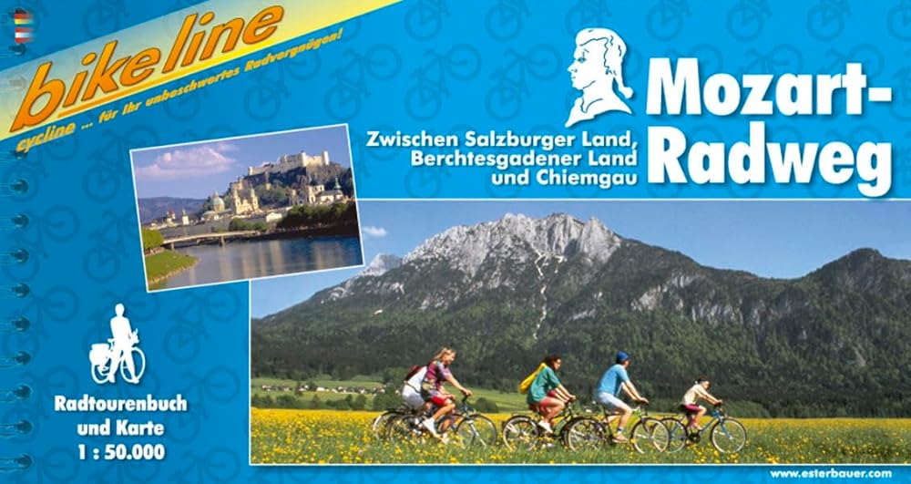 Mozart-Radweg: Zwischen Salzburger Land, Berchtesgadener Land und Chiemgau. 1:50000 (Bikeline Radtourenbücher) cover image