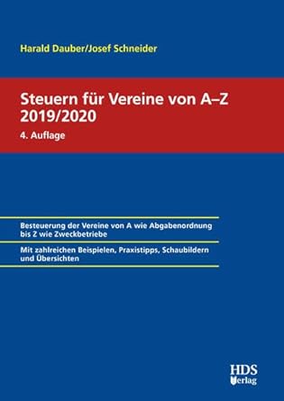Steuern für Vereine von A-Z 2018/2019 cover image